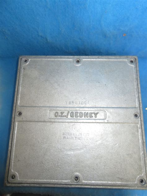 oz gedney steel boxes|Cast Iron Junction Boxes .